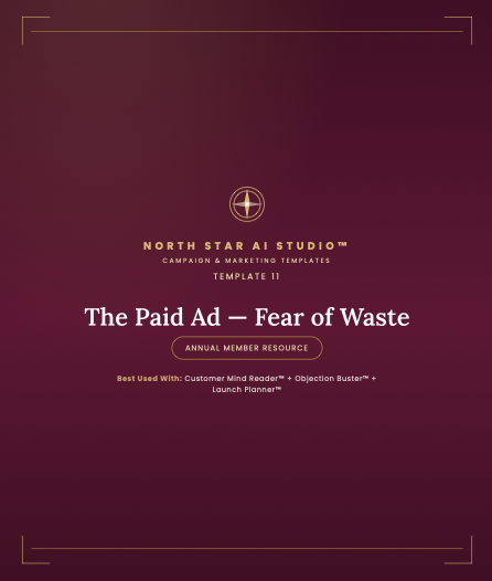 The Paid Ad — Fear of Waste