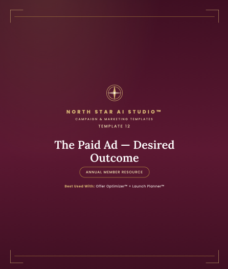 The Paid Ad — Desired Outcome