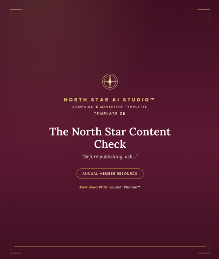 The North Star Content Check